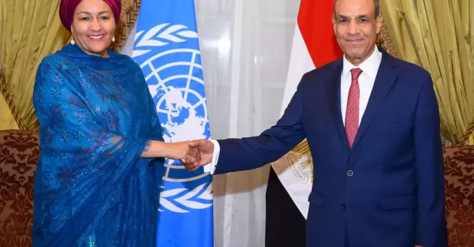 وزير الخارجية يبحث سبل تطوير المنظومة الأممية بما يواكب المتغيرات الدولية.. صور