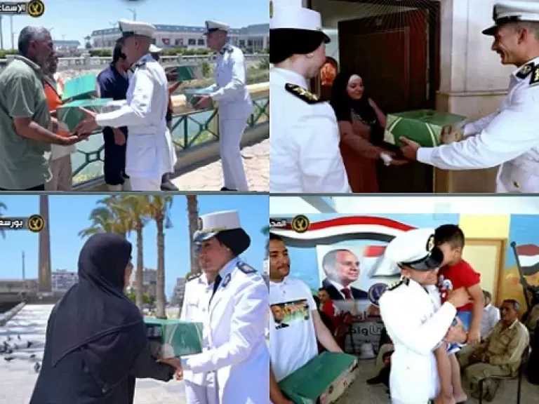 الداخلية تواصل الاحتفال بذكرى 30 يونيو بتوزيع مساعدات وهدايا على المواطنين