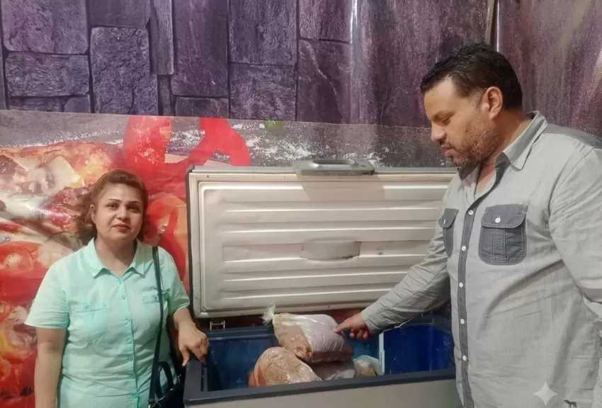 ضبط 100 كيلو لحوم مفرومة مجهولة المصدر بمطعم في بيلا بكفر الشيخ