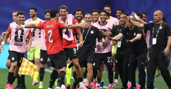 ياسر إبراهيم يسجل الهدف الأول لمنتخب مصر أمام الأرجنتين