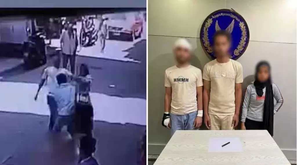 ضبط طرفي مشاجرة تعدى خلالها شخص على آخر بسلاح أبيض لمعاكسة خطيبته بالإسكندرية