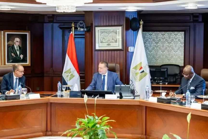 اجتماع ثلاثي بمشاركة محافظ البنك المركزي المصري ووزير الخارجية ورئيس البنك الإفريقي للتصدير والاستيراد