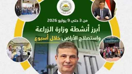 ”الزراعة” تستعرض جهودها في دعم المزارعين وتحقيق الأمن الغذائي خلال الأسبوع الأول من يوليو الجاري