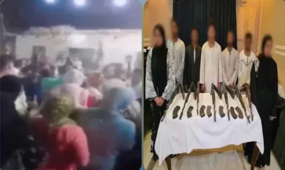 القبض على 5 أشخاص بينهم سيدتان ظهروا بأسلحة نارية خلال حفل زفاف بقنا