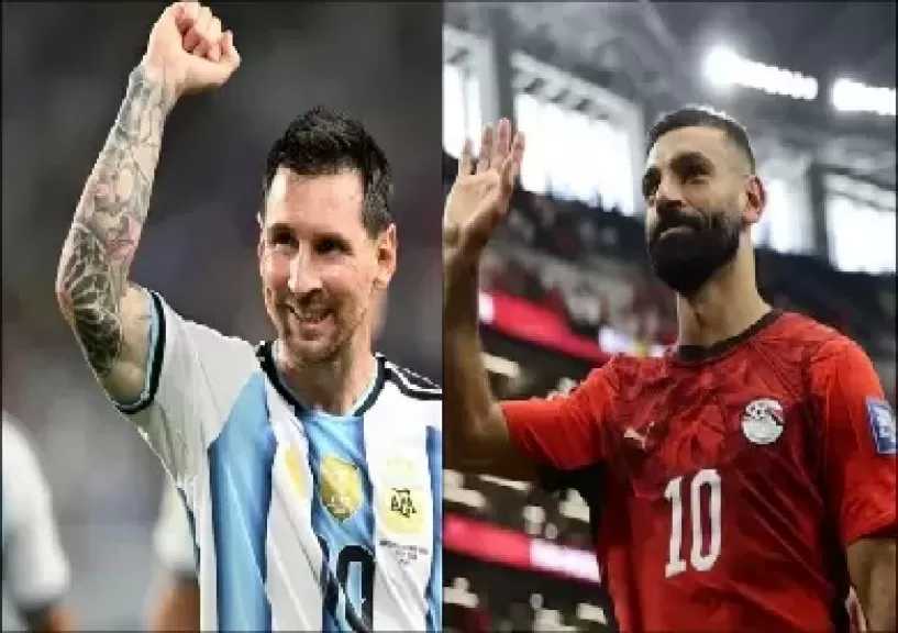 زيكو: ميسي كان بيدور على صلاح قبل مباراة الأرجنتين علشان يسلم عليه