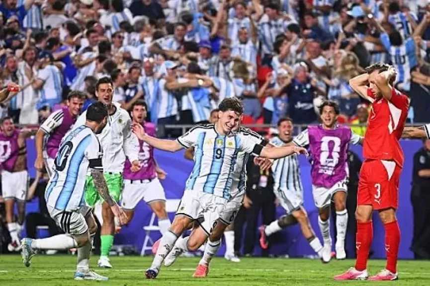 الأرجنتين تفوز على سويسرا وتتأهل لنصف نهائي كأس العالم