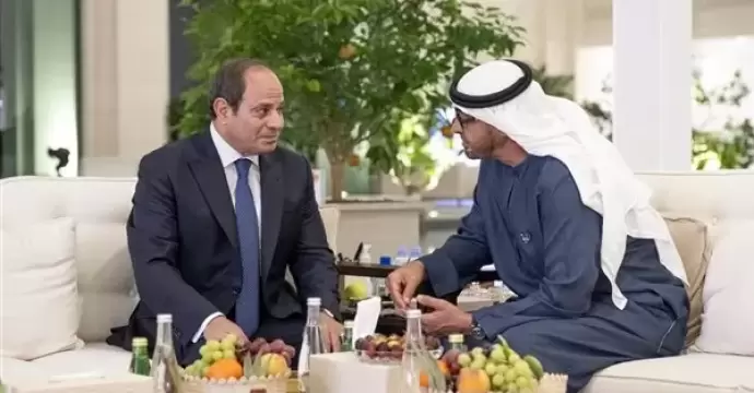 الرئيس السيسي يستقبل الشيخ محمد بن زايد رئيس الإمارات بمطار العلمين