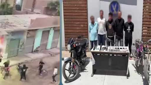 ضبط المتهمين بحيازة سلاح ومخدرات واشهار أسلحة في وجه آخر بالقليوبية