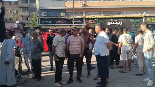 محافظ الجيزة يتابع حملات إزالة التعديات والإشغالات بسوق العامل الأول بإمبابة.. صور