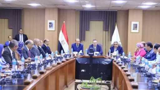 وزير التعليم العالي يترأس اجتماع مجلس جامعة المنصورة بحضور محافظ الدقهلية ورئيس الجامعة