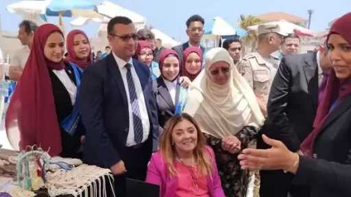 ”القومي للأشخاص ذوي الإعاقة” و”الدفاع الشعبي والعسكري” ومحافظ دمياط يفتتحون المعرض السابع لهذا العام لمنتجات ذوي الإعاقة برأس البر