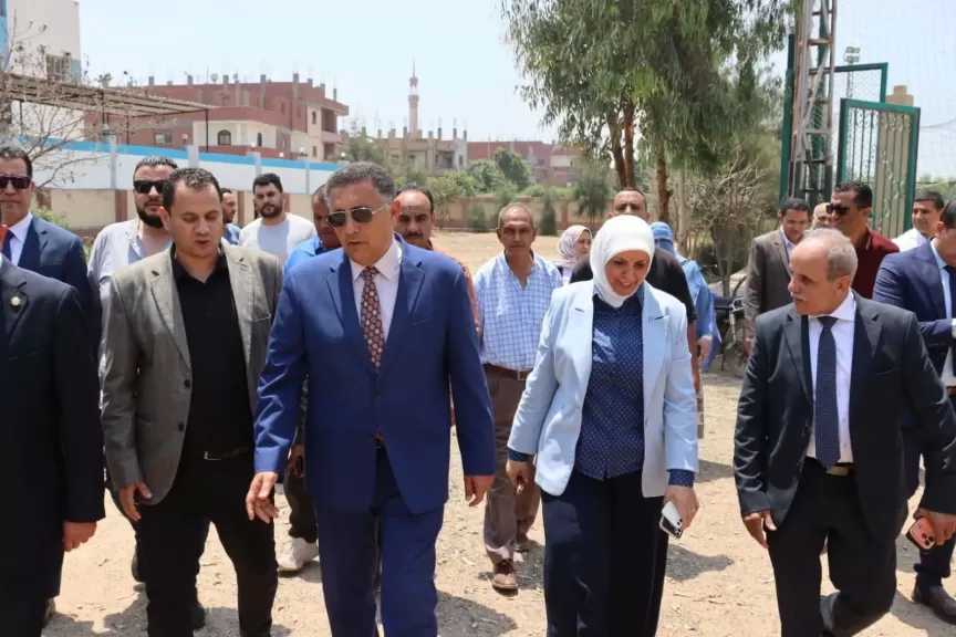 محافظ القليوبية يتفقد مشروعات المبادرة الرئاسية حياة كريمة بكفر الصهبي