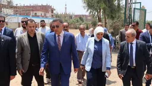 محافظ القليوبية يتفقد مشروعات المبادرة الرئاسية حياة كريمة بكفر الصهبي