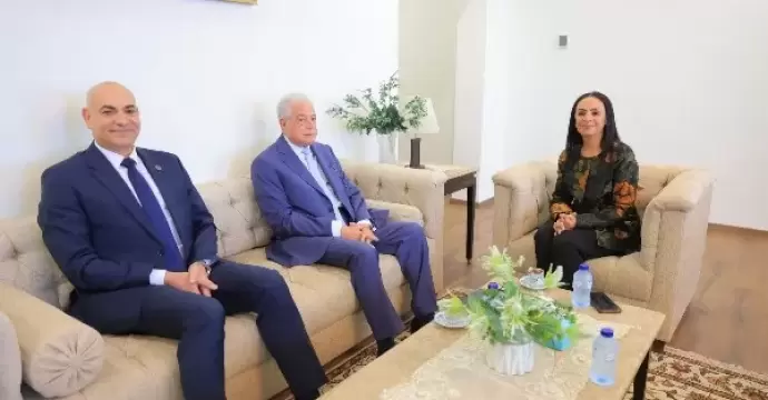 وزيرة التضامن تلتقي مستشار رئيس الجمهورية للتنمية المحلية ورئيس جامعة مدينة السادات