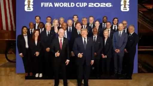 ترامب يستقبل أعضاء مجلس الفيفا بحضور هانى أبوريدة