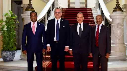 وزير الخارجية يعقد اجتماعاً مع وزراء خارجية الصومال واريتريا وكبير مستشاري الرئيس الأمريكي للشؤون العربية والإفريقية