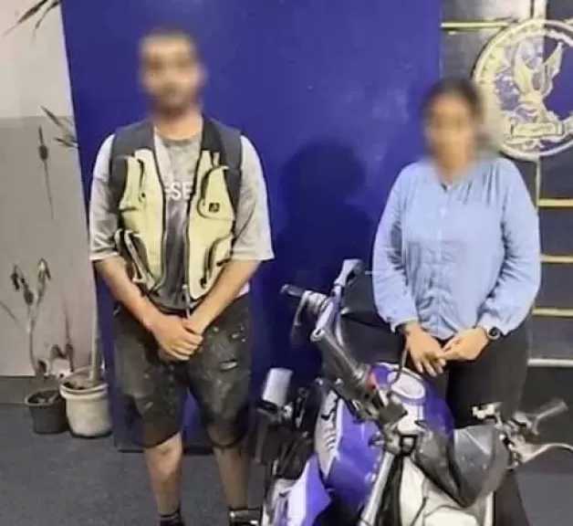 ضبط فتاة وشخص بتهمة تعاطي المخدرات في شارع بالإسكندرية