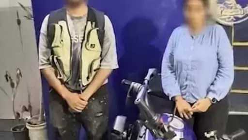 ضبط فتاة وشخص بتهمة تعاطي المخدرات في شارع بالإسكندرية
