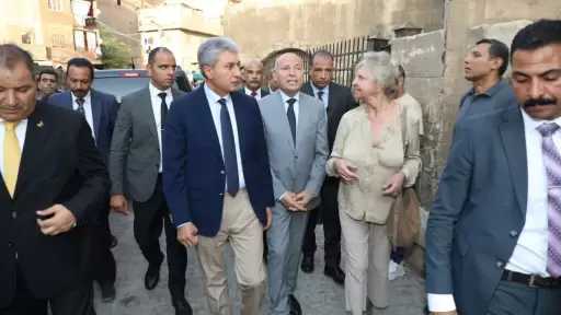 ​محافظ القاهرة ووزير السياحة يفتتحان قبة السلطان الأشرف قايتباي بالجمالية.. صور