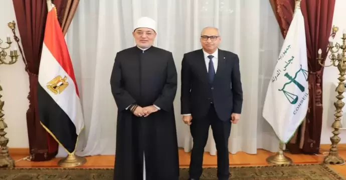 رئيس مجلس الدولة يستقبل مفتي الجمهورية