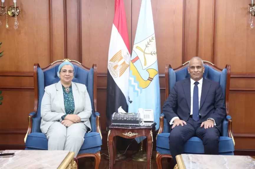 محافظ كفر الشيخ يستقبل رئيسة القومي للمرأة ويؤكد التعاون مع المجلس لتحسين أوضاع المرأة