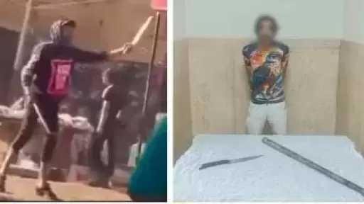 ضبط شخص لاستعراضه القوة أمام ابن عمه ببشتيل بسبب الميراث