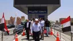 وزير النقل يجري جولة تفقدية موسعة لمتابعة جاهزية المرحلة... وزير النقل يجري جولة تفقدية موسعة لمتابعة جاهزية المرحلة الثانية من مشروع الأتوبيس الترددي السريع BRT