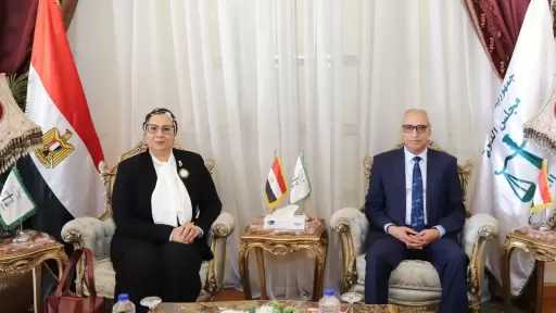 رئيس مجلس الدولة يستقبل رئيسة المجلس القومي للمرأة لتقديم التهنئة
