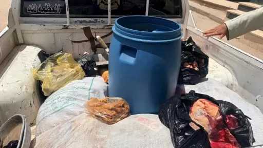 ضبط 200 كيلو جرام لحوم غير صالحة للاستهلاك بمركز طما