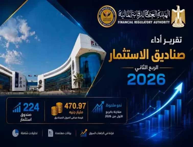 بإجمالى 471 مليار جنيه.. قفزة فى صافى أصول صناديق الاستثمار بقيمة 60 مليار جنيه خلال 3 أشهر