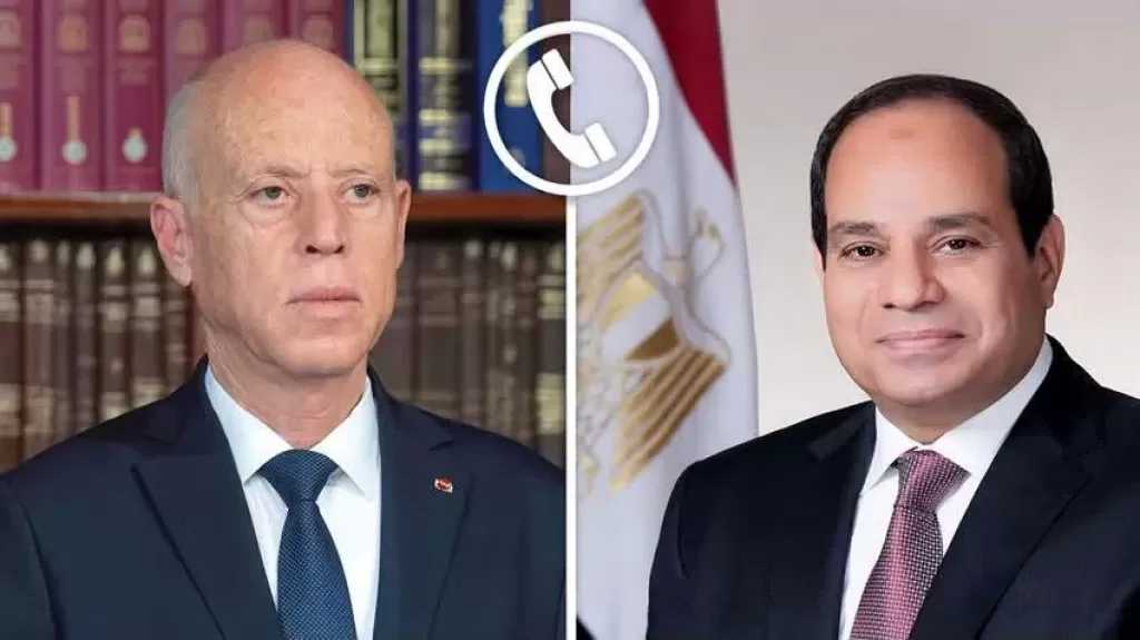 الرئيس السيسي يجري اتصالا هاتفيا بنظيره التونسي
