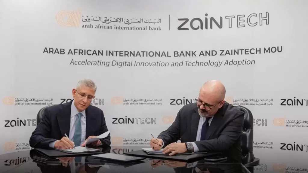 البنك العربي الأفريقي الدولي يقود التحول الرقمي بشراكة جديدة مع ”زين تك”