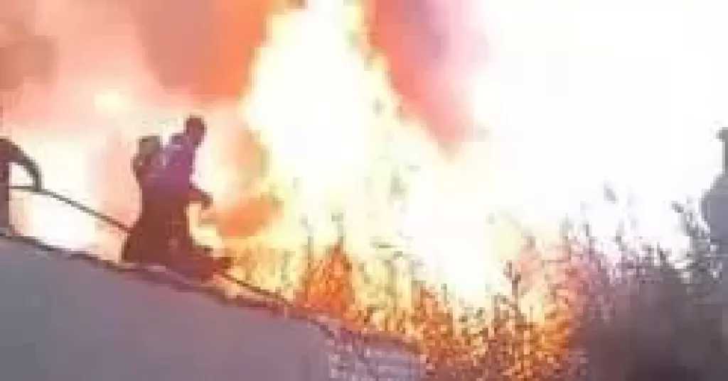 حريق هائل يلتهم هيشًا ومزرعة قصب بالقنطرة غرب بالإسماعيلية
