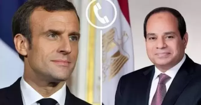 الرئيس السيسى يؤكد لماكرون تضامن مصر الكامل مع فرنسا إثر الحرائق ببعض المناطق