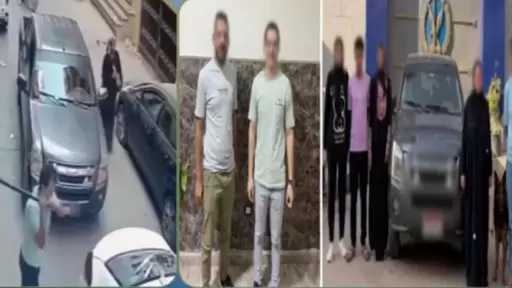 فيديو صادم يقود لكشف واقعة تخريب سيارات بسبب خلافات الجيرة بالقليوبية