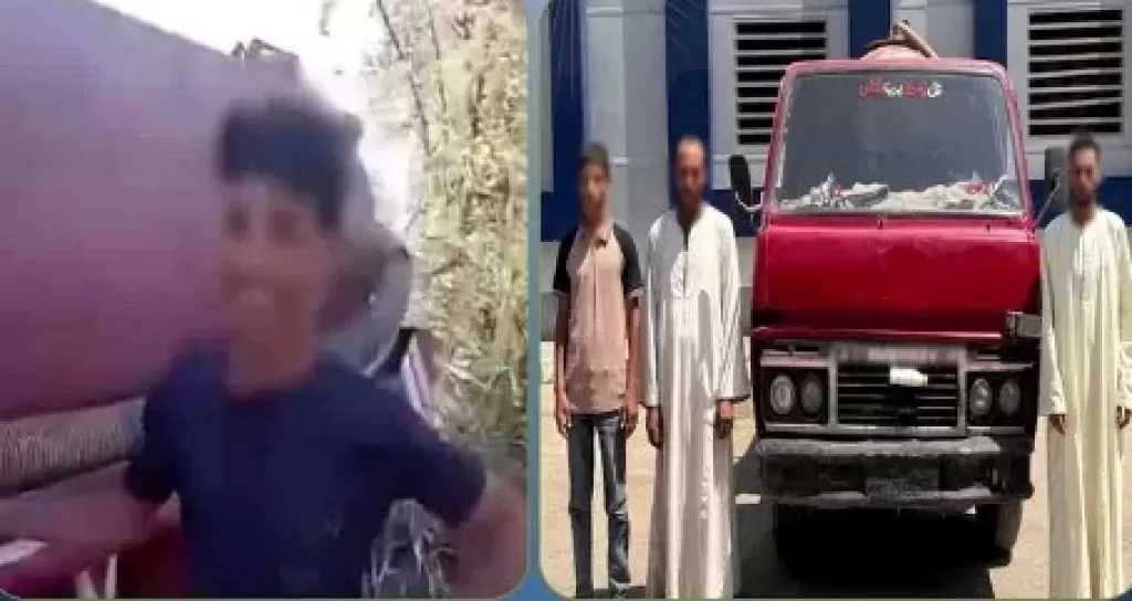 القبض على مالك وقائد سيارة نقل بعد إلقاء مخلفات داخل المجاري بقنا