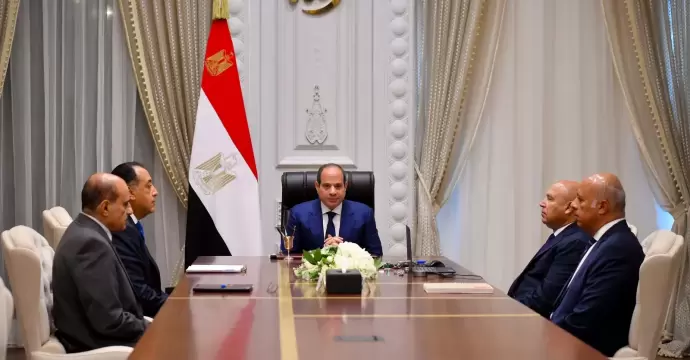 الرئيس السيسي يتابع الموقف التنفيذي لمشروعات تطوير ميناء سفاجا الكبير