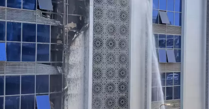 حريق هائل بمستشفى التأمين الصحي في مدينة نصر.. تفاصيل
