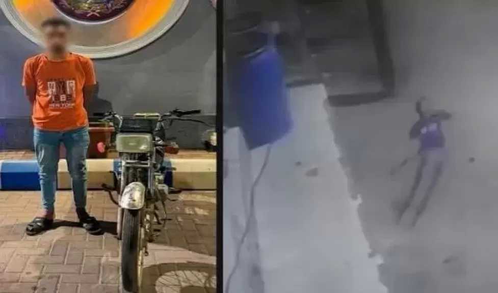 فيديو يوثق الحادث.. ضبط سائق دراجة نارية صدم طفلًا وفر بسوهاج