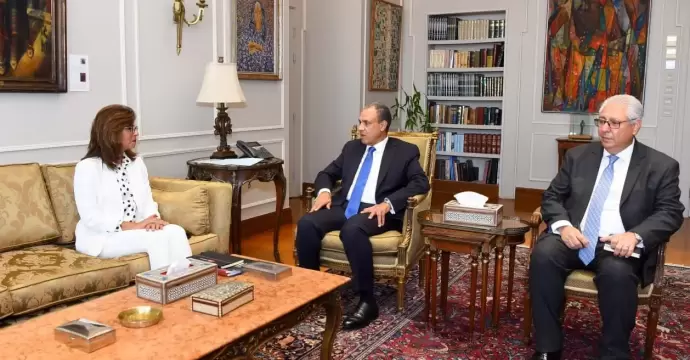 وزير الخارجية يلتقي رئيسة الأكاديمية الوطنية للتدريب