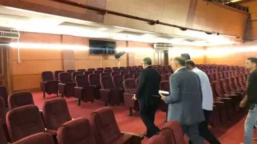 محافظ الدقهلية يتفقد أعمال التطوير المستمرة بقصر ثقافة المنصورة