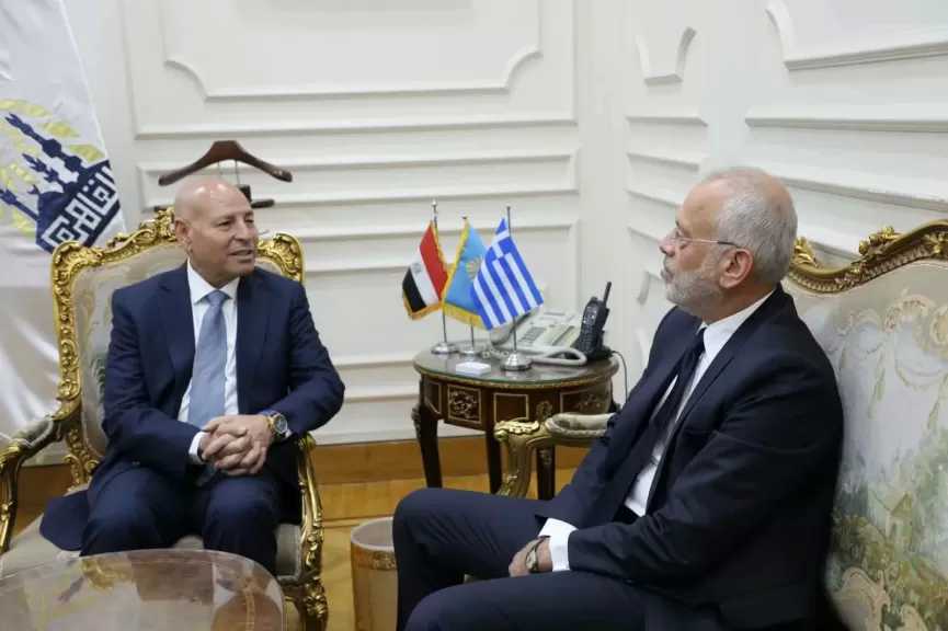 محافظ القاهرة يستقبل سفير اليونان لبحث سبل تعزيز التعاون المشترك بين العاصمة وأثينا