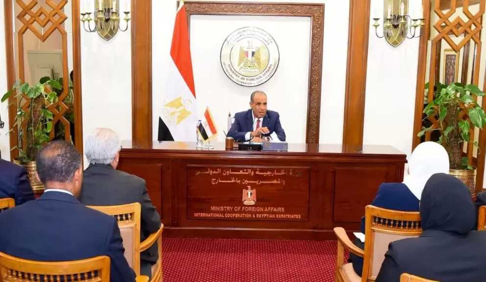 وزير الخارجية: نعمل على تطوير آليات إدارة ملف التعاون الدولي لرفع كفاءة وفعالية التعاون مع الشركاء الدوليين