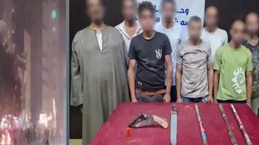 التحقيق مع متهمين بالتشاجر بالأسلحة والألعاب النارية في العمرانية