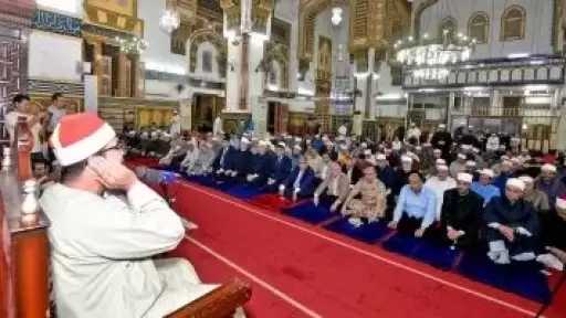 محافظ الدقهلية يشهد الاحتفال بذكرى المولد النبوى الشريف بمسجد النصر بالمنصورة