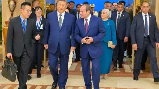 الرئيس الصيني يؤكد التزام بلاده بتنفيذ مقررات الشراكة الاستراتيجية مع مصر خلال لقائه الرئيس السيسي