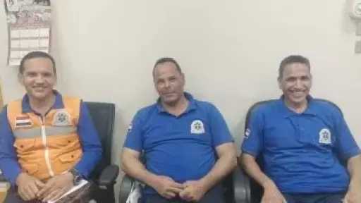 أبطال إسعاف بني سويف يروون تفاصيل مكالمة طفل لانقاذ والده: وصلنا فى 6 دقائق