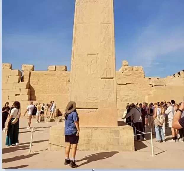 معابد الكرنك تستقبل أكثر من 17 ألف زائر من مختلف الجنسيات خلال أسبوع