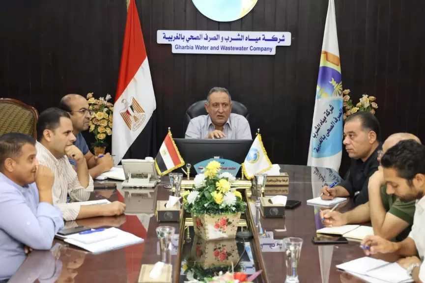 رئيس مياه الغربية يتابع تنفيذ الإجراءات التصحيحية وتلافي الملاحظات لتقرير التفتيش بفرع السنطة