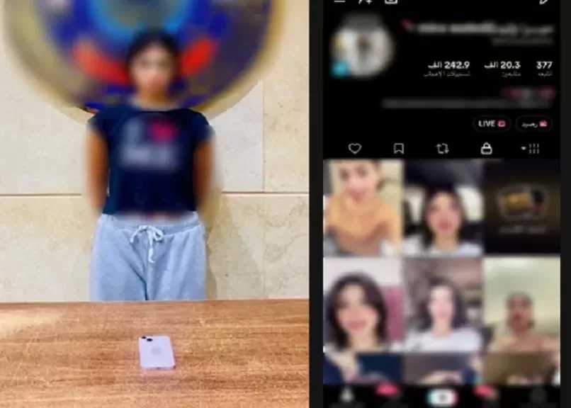 بهدف الربح.. ضبط صانعة محتوى بالجيزة لنشر فيديوهات خادشة للحياء
